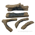 Conjuntos de troncos de roble de madera de fibra de cerámica capaz